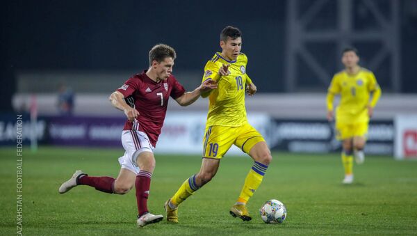 Выездной матч Лиги Наций УЕФА между сборными Латвии и Казахстана - Sputnik Казахстан