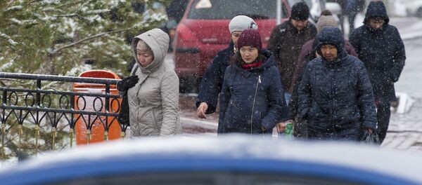 Первый снег в Астане - Sputnik Қазақстан