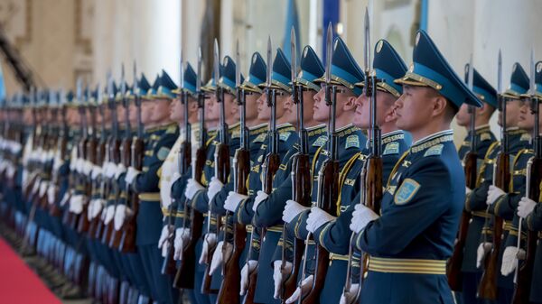 Президентский полк Службы государственной охраны Казахстана (СГО)  - Sputnik Казахстан
