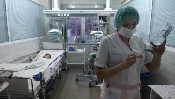 Архивное фото больничной палаты - Sputnik Казахстан