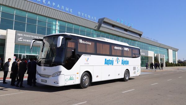 Экологичные автобусы - Sputnik Казахстан