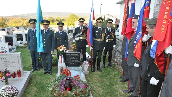 В Словении почтили память казахстанского героя, погибшего в годы Великой Отечественной войны - Sputnik Казахстан