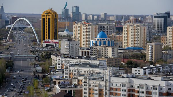 Виды Астаны, Мост через реку Ишим - Sputnik Казахстан