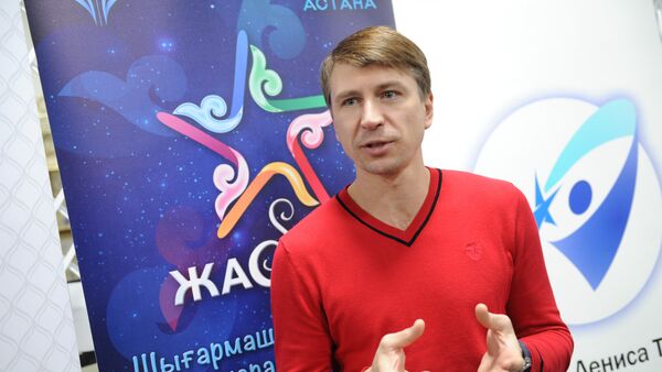 Олимпийский чемпион и один из известнейших фигуристов в мире Алексей Ягудин провел в Алматы мастер-класс для юных спортсменов - Sputnik Казахстан