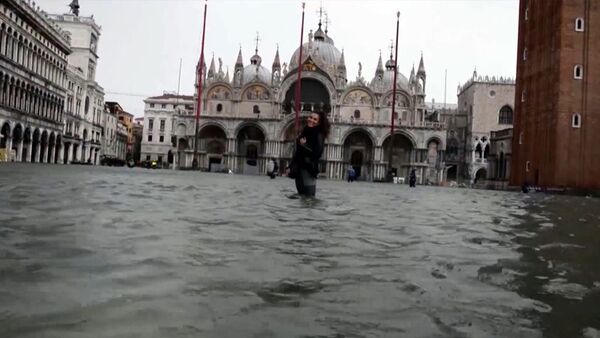 Небывалое наводнение в Венеции - Sputnik Казахстан
