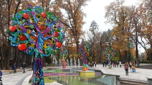 Центральный парк Алматы после реконструкции - Sputnik Казахстан