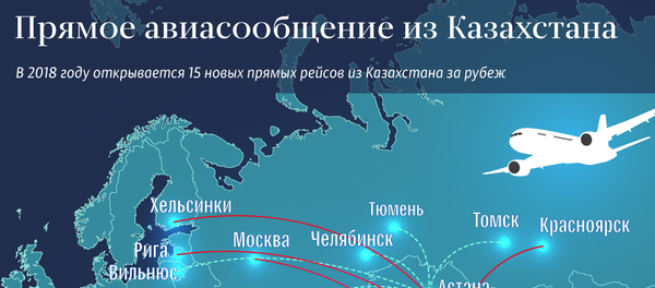 Прямые авиарейсы из Казахстана , которые открываются в 2018 году - Sputnik Казахстан