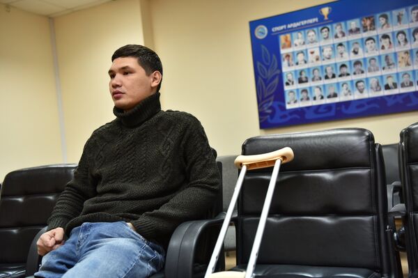 Параспортсмен-пловец Ержан Салимгереев Параспортсмен-пловец Ержан Салимгереев - Sputnik Казахстан