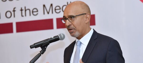 представитель ОБСЕ по вопросам свободы СМИ Арлем Дезир во время Центрально-Азиатской конференции СМИ Будущее журналистики представитель ОБСЕ по вопросам свободы СМИ Арлем Дезир во время Центрально-Азиатской конференции СМИ Будущее журналистики - Sputnik Казахстан