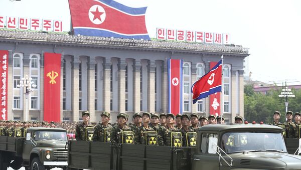 Архивное фото северокорейских солдат во время церемонии, посвященной 60-й годовщине перемирия корейской войны в Пхеньяне - Sputnik Казахстан