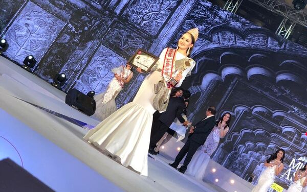 Казахстанка завоевала титул Miss Asia Global на международном конкурсе красоты Miss Asia 2018 в Индии - Sputnik Казахстан