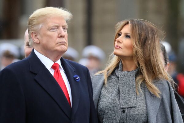 Президент США Дональд Трамп и его супруга Мелания Трамп - Sputnik Казахстан