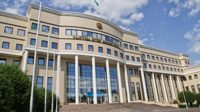 Здание министерства иностранных дел Казахстана в Астане