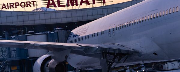 Самолет Эйр Астана в аэропорту Алматы - Sputnik Казахстан
