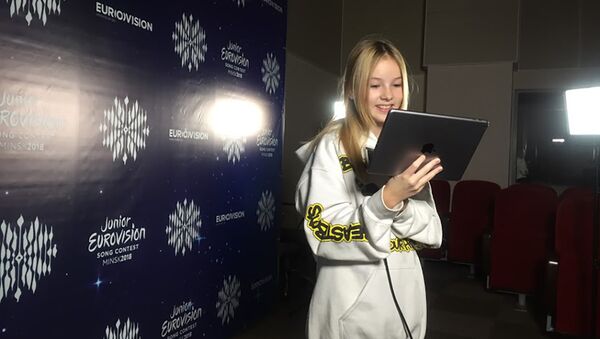 Данэлия Тулешова готовится к выступлению на конкурсе Детского Евровидения в Минске - Sputnik Казахстан