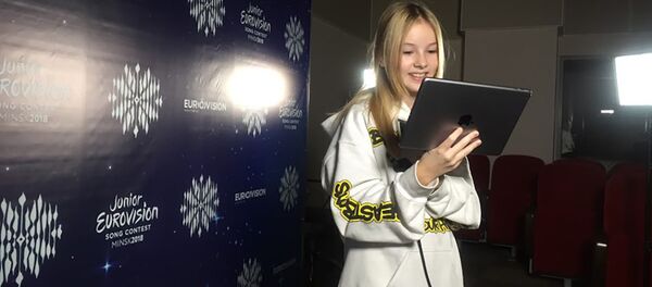 Данэлия Тулешова готовится к выступлению на конкурсе Детского Евровидения в Минске - Sputnik Казахстан