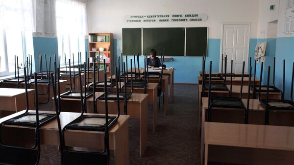 Архивное фото школьного учителя - Sputnik Казахстан