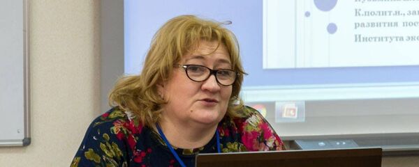 Заведующая сектором Института экономики РАН Елена Кузьмина Заведующая сектором Института экономики РАН Елена Кузьмина - Sputnik Казахстан