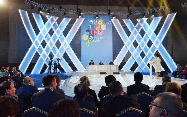 VIII-й Гражданский форум с участием главы государства проходит в Астане - Sputnik Казахстан