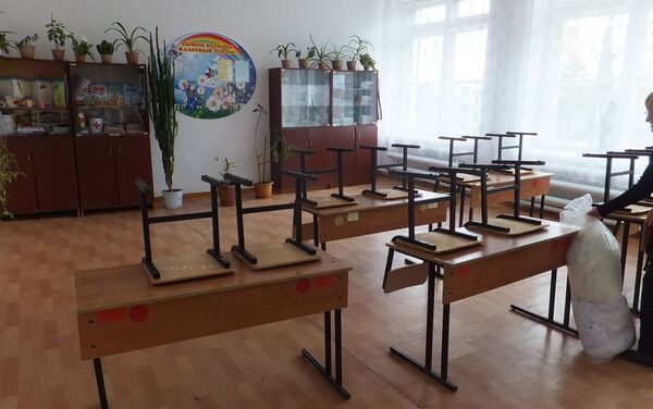 Школа поселка Гранитный в Акмолинской области - Sputnik Казахстан