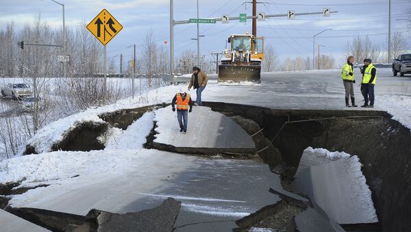 Последствия землетрясения на Аляске - Sputnik Казахстан