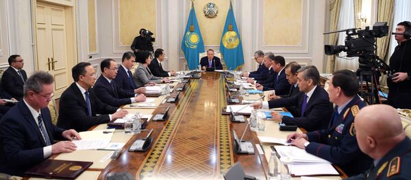 Президент Казахстана Нурсултан Назарбаев провел заседание Совета Безопасности - Sputnik Қазақстан