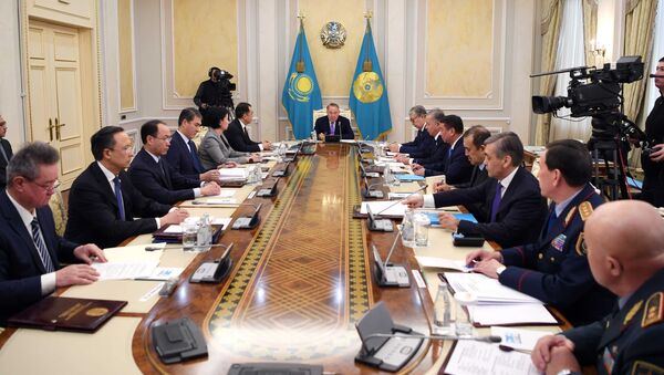 Президент Казахстана Нурсултан Назарбаев провел заседание Совета Безопасности - Sputnik Қазақстан