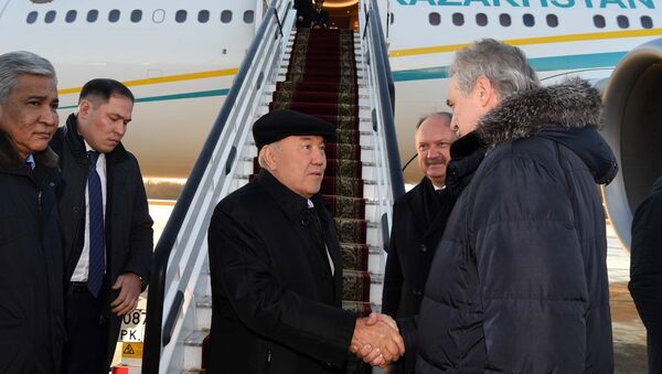 Президент Казахстана Нурсултан Назарбаев прибыл с рабочим визитом в Российскую Федерацию - Sputnik Казахстан