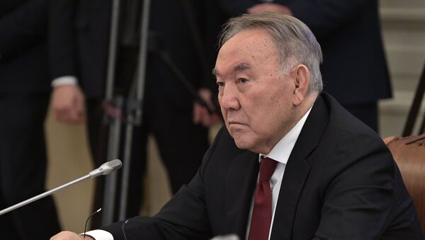 Президент Казахстана Нурсултан Назарбаев на заседании Высшего Евразийского экономического совета - Sputnik Казахстан