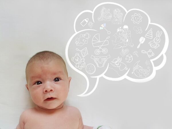 Сәби ойланып жатыр - Sputnik Қазақстан