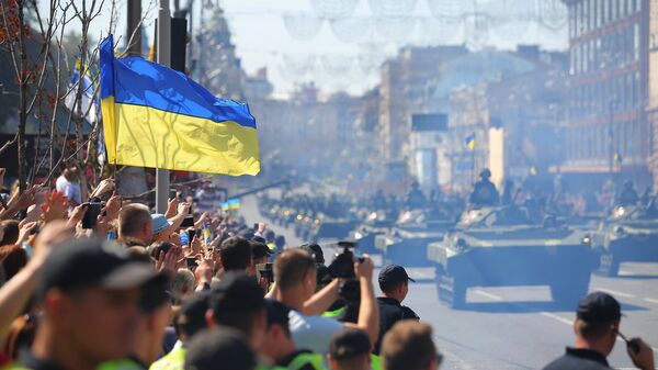 Военный парад в Киеве ко Дню независимости Украины, архивное фото - Sputnik Қазақстан