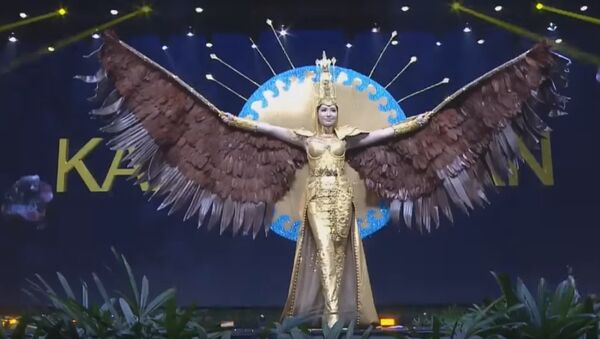 Конкурс национальных костюмов на Мисс Вселенная - Sputnik Казахстан