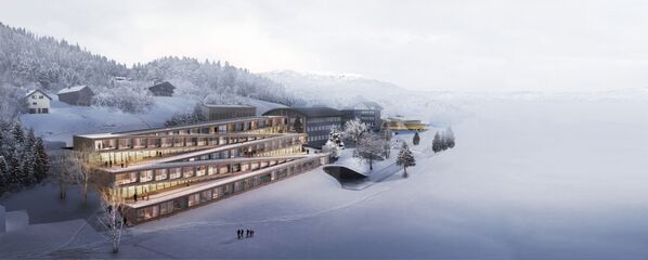 Проект отеля Audemars Piguet Hôtel des Horlogers в Швейцарии, победивший в категории Leisure Led Development Future Project на Всемирном фестивале архитектуры - Sputnik Казахстан