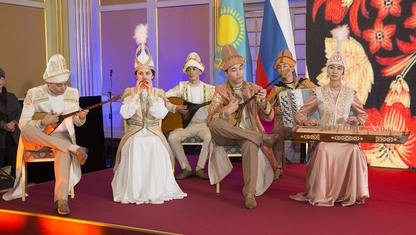 Прием в посольстве Казахстана в России по случаю Дня независимости - Sputnik Казахстан