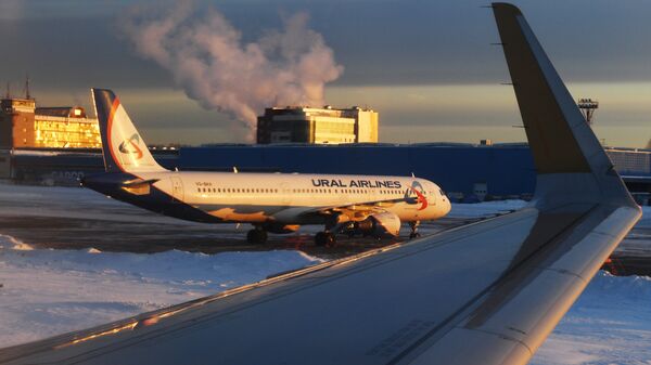Самолет авиакомпании Ural Airlines (Уральские авиалинии), архивное фото - Sputnik Казахстан