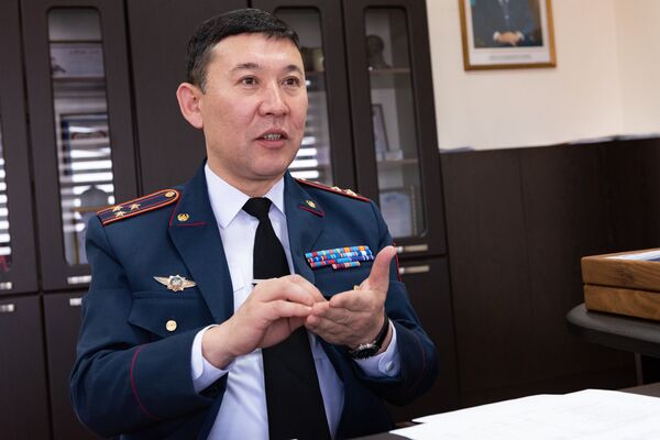 Начальник административной полиции ДП Алматы Жандос Мураталиев - Sputnik Казахстан