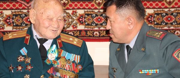 Ветеран ВОВ, органов гражданской защиты Сабиргали Кусенов Ветеран ВОВ, органов гражданской защиты Сабиргали Кусенов - Sputnik Казахстан