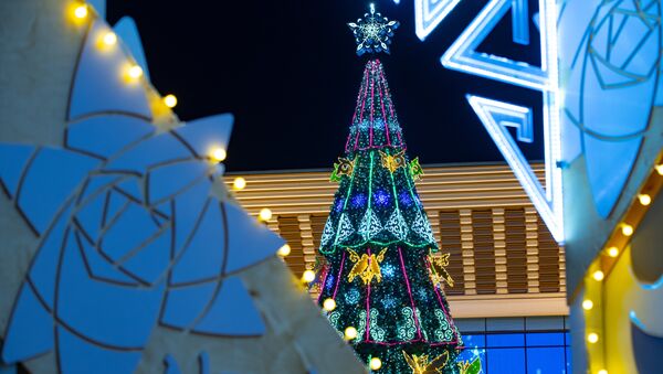 Новогодняя елка в Алматы - Sputnik Казахстан