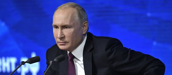 Президент РФ Владимир Путин Президент РФ Владимир Путин - Sputnik Казахстан