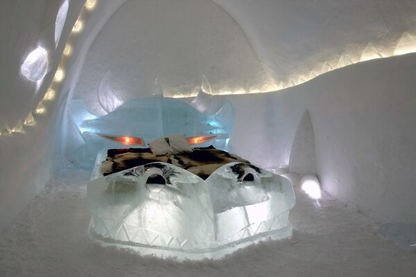 Ледяной отель Dragon в Юккасъярви, Швеция - Sputnik Казахстан