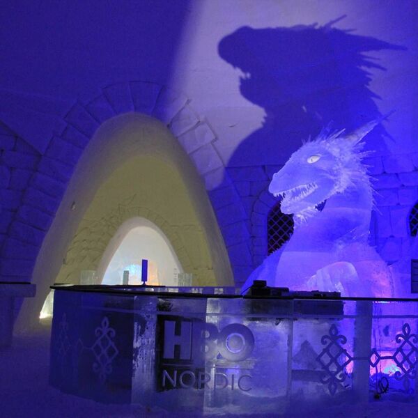 Внутри ледяного отеля Snow Hotel, посвященного сериалу Game of Thrones, а Финляндии - Sputnik Казахстан