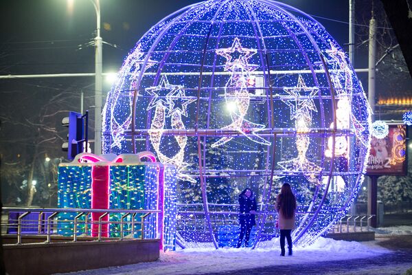 Новогоднее оформление Алматы - 2019 - Sputnik Казахстан