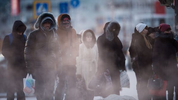 Сильный мороз, архивное фото - Sputnik Казахстан