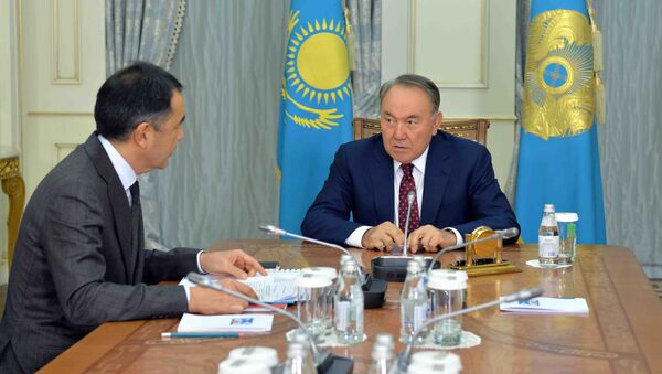 Встреча Нурсултана Назарбаева с Бакытжаном Сагинтаевым - Sputnik Казахстан