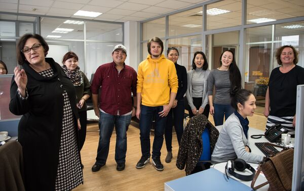 Студенты в офисе Sputnik Казахстан - Sputnik Казахстан