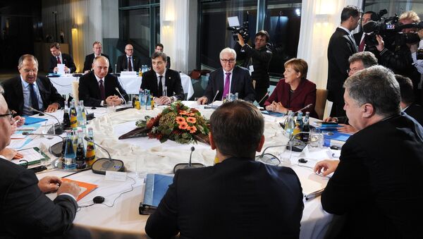 Встреча лидеров стран нормандской четверки в Берлине - Sputnik Казахстан
