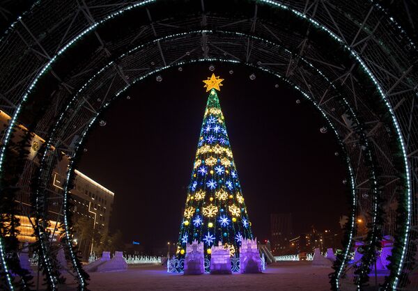 Новогоднее оформление - Sputnik Казахстан