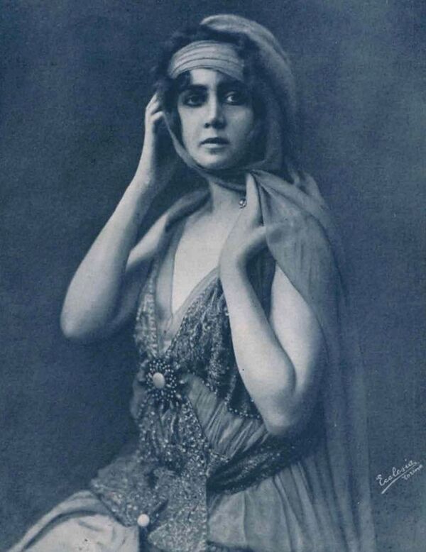 Польская, немецкая и итальянская актриса немого кино Елена Маковская, 1916 год - Sputnik Казахстан