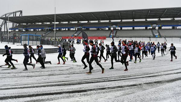 Зимний марафон, архивное фото - Sputnik Казахстан