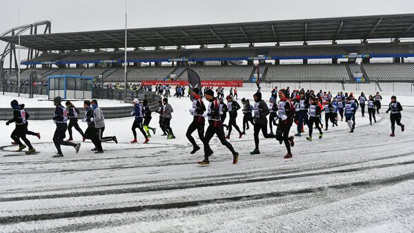 Зимний марафон, архивное фото - Sputnik Казахстан